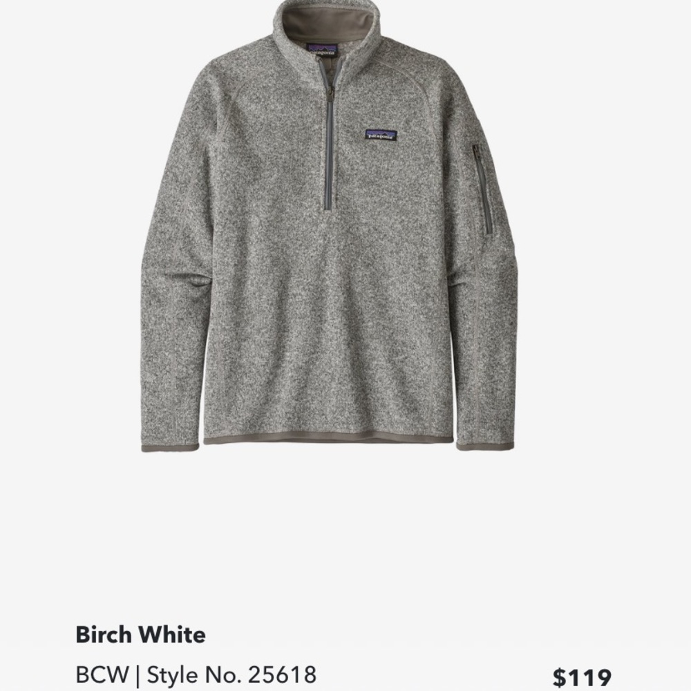Patagonia 1/4” Zip Fleece Sweater